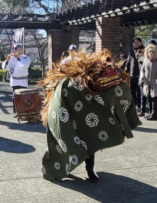 2026田園青葉台住宅餅つき大会での和太鼓演奏の様子4