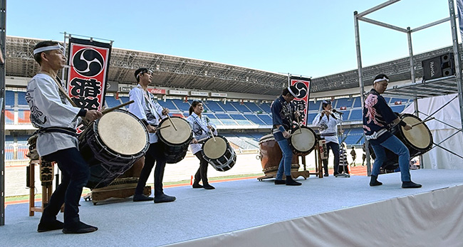 2026イイコトチャレンジ会場での和太鼓演奏の様子3