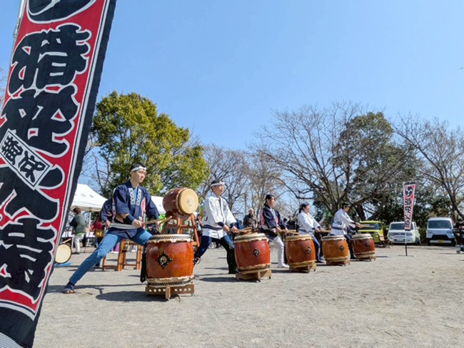 2026千草台イキイキフェスタでの和太鼓演奏の様子1