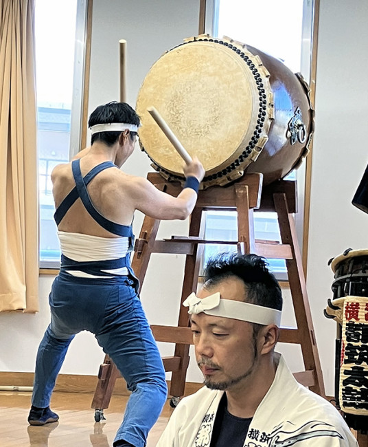 2025社会福祉法人瀬谷ハートでの和太鼓演奏の様子5