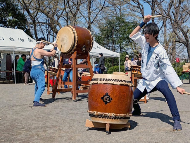 2026千草台イキイキフェスタでの和太鼓演奏の様子4