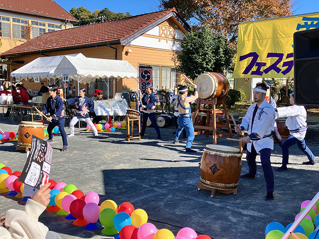 2025愛のフェスティバルでの和太鼓演奏の様子5