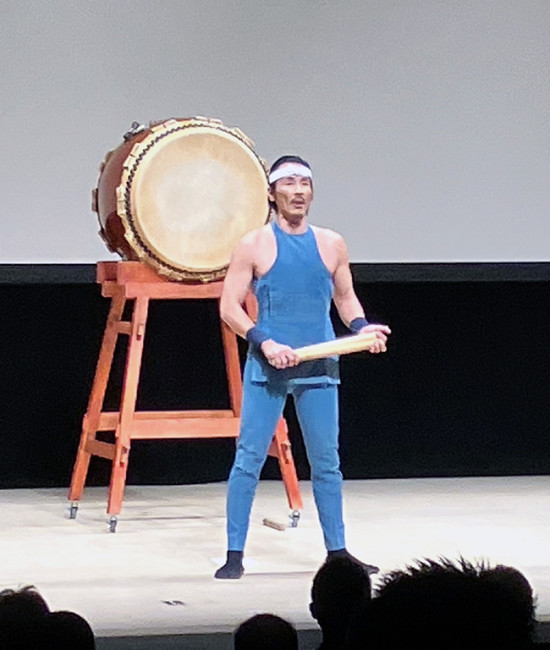 2025すみれが丘町内会周年祭での和太鼓演奏の様子4