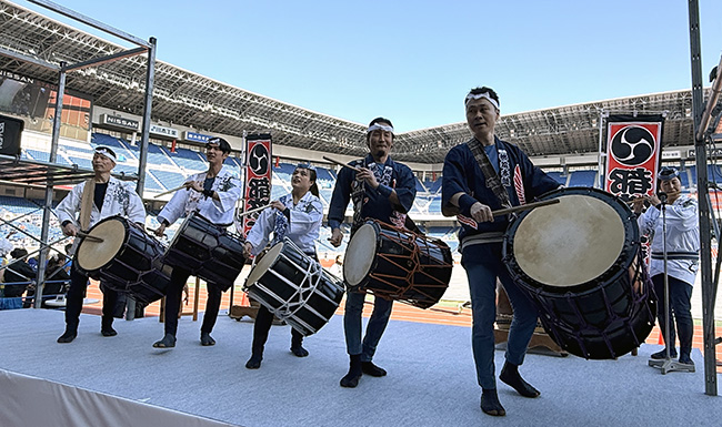 2026イイコトチャレンジ会場での和太鼓演奏の様子2