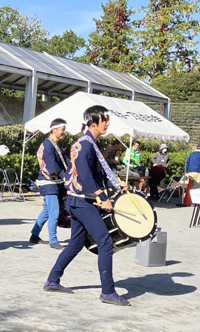 2025青葉台収穫祭での和太鼓演奏の様子3