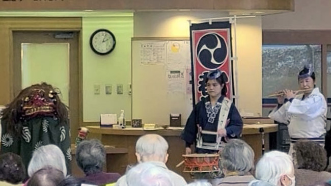 202601ボナージュ横浜での和太鼓演奏の様子4