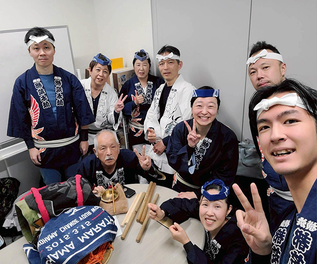 202602ワーク中川での和太鼓演奏の様子5