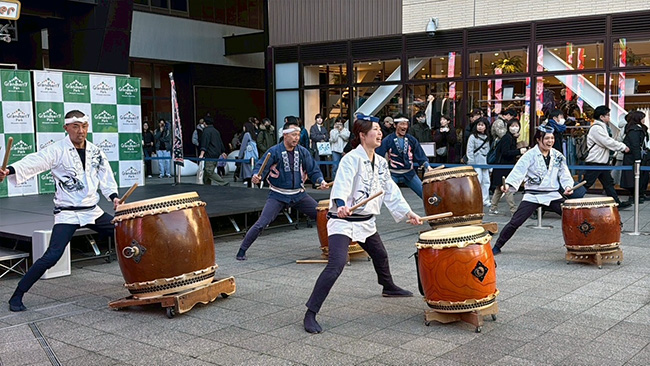 2026グランベリーパークでの和太鼓演奏の様子3